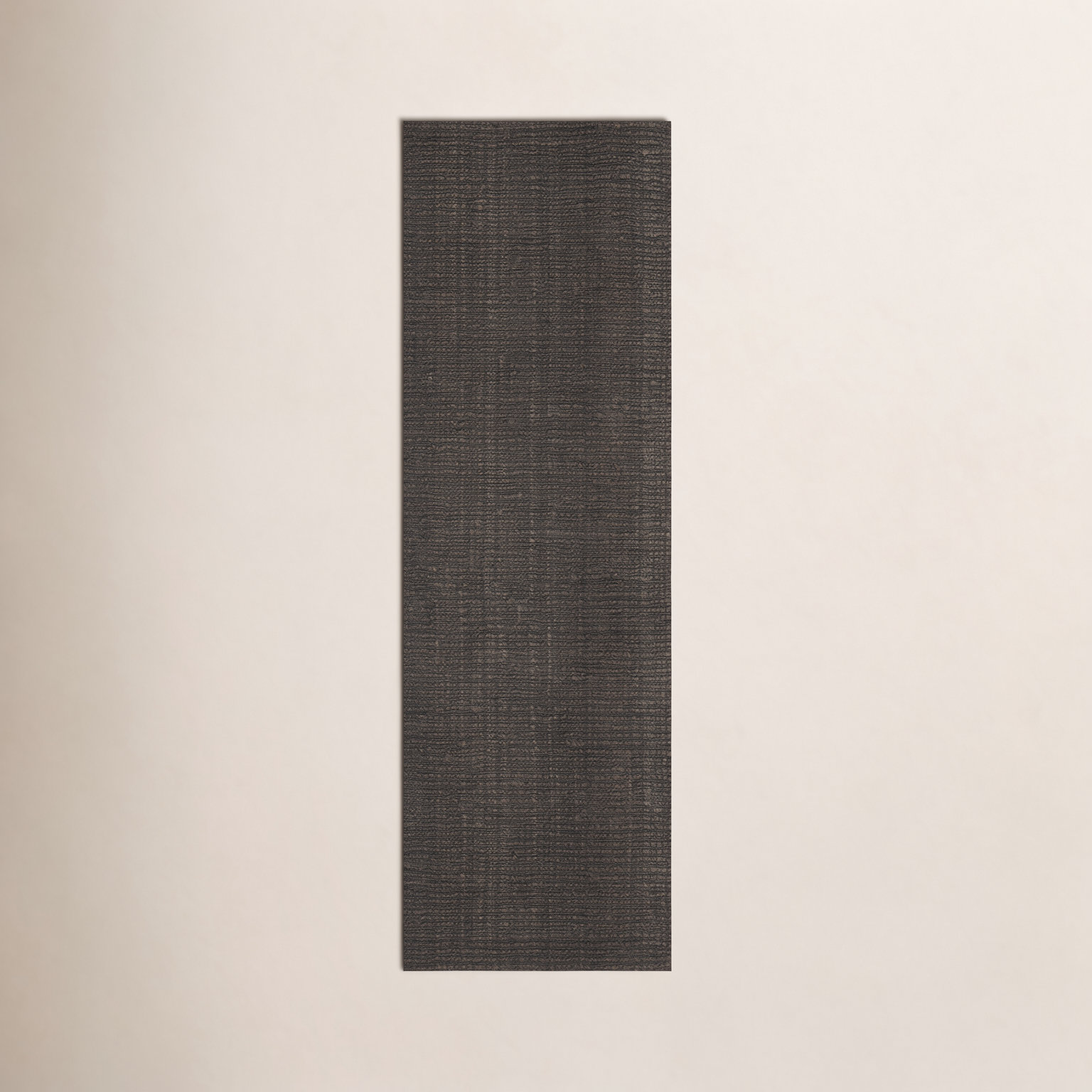 Barkley Brown Hand-Woven Jute Rug, Runner 2'6" x 6'
