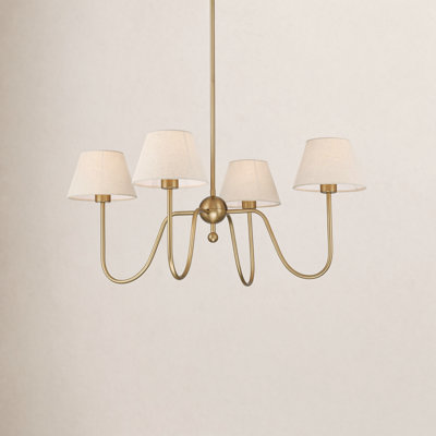 Beacon 4 - Light Dimmable Traditional Chandelier