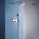 Round 2 Functions Walk-in Thermostatic Shower System with Rough-in Valve