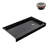 60 in. x 32 in. Alcove Acrylic Shower Base in Glossy Black With Right Drain, Drain Included-115184528