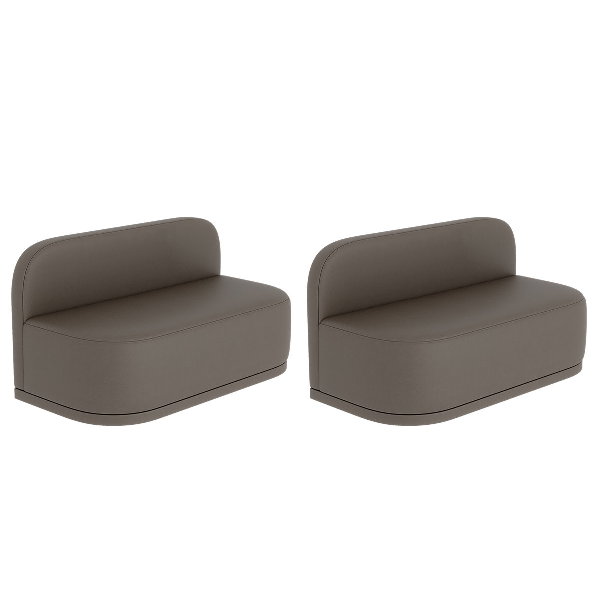 Faux Leather Upholstered Sofa Bench Set Of Faux