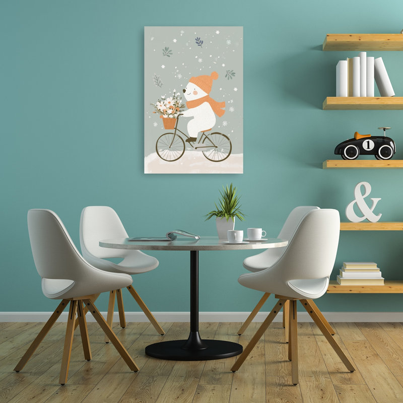 Christmas Kids Poster 10 Contemporary Wall Art Print by Mathieu - Wrapped Canvas Print, 91.44cm H x 60.96cm W