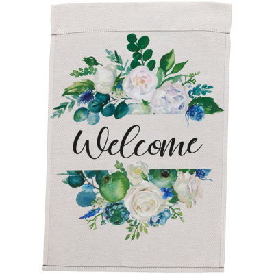 Double Sided 18'' H x 12.5'' W Polyester Garden Flag