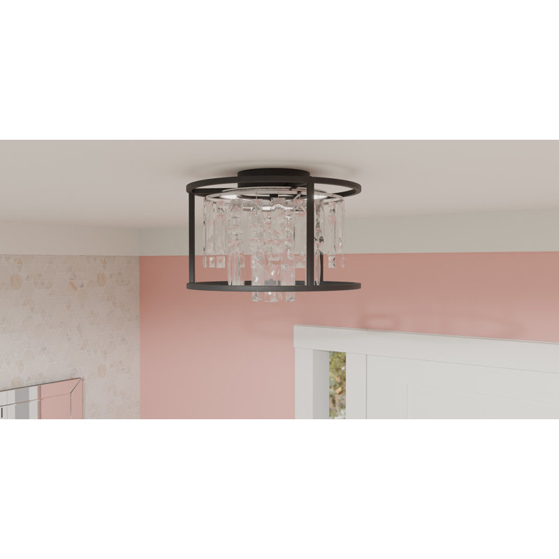 Amberlee Glass LED Flush Mount