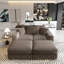 Canapé modulaire en velours côtelé de 82,7 po avec siège profond convertible Nerissa-707695443-731508955-732669851