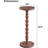 Solid Wood Side Table For Small Spaces, Rubber Wood Round Pedestal End Table For Living Room, Bedroom, Office, Mid-Century Modern Design With Waterproof Finish-1852939233