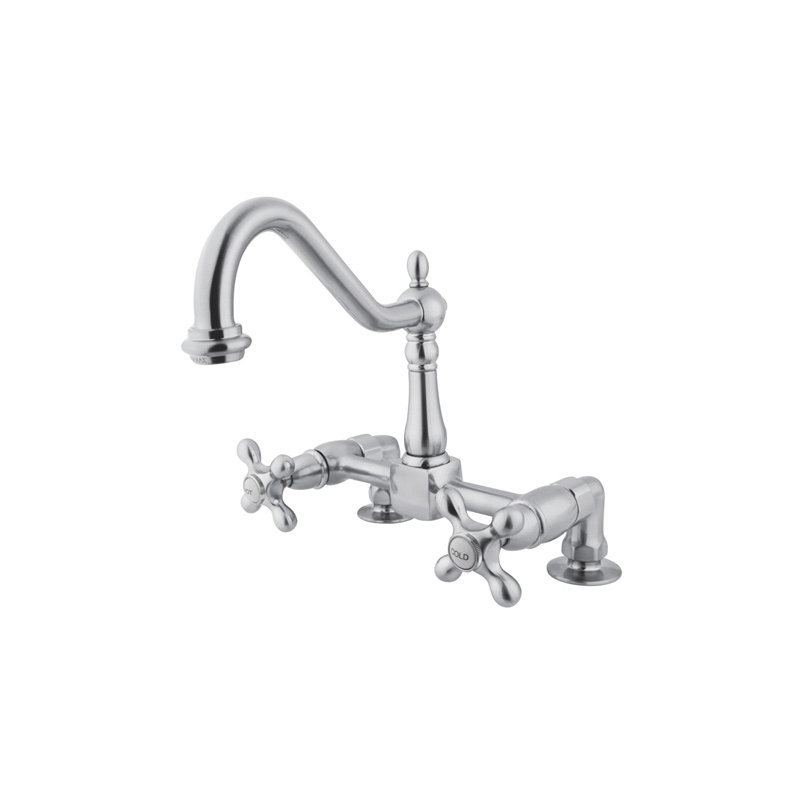 Robinet de pont Heritage, Chrome poli