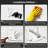 Modern Flying Birds Wall Art Decoration 5-piece Set 3D Suspended Bird Wall Decoration Set-1822144124