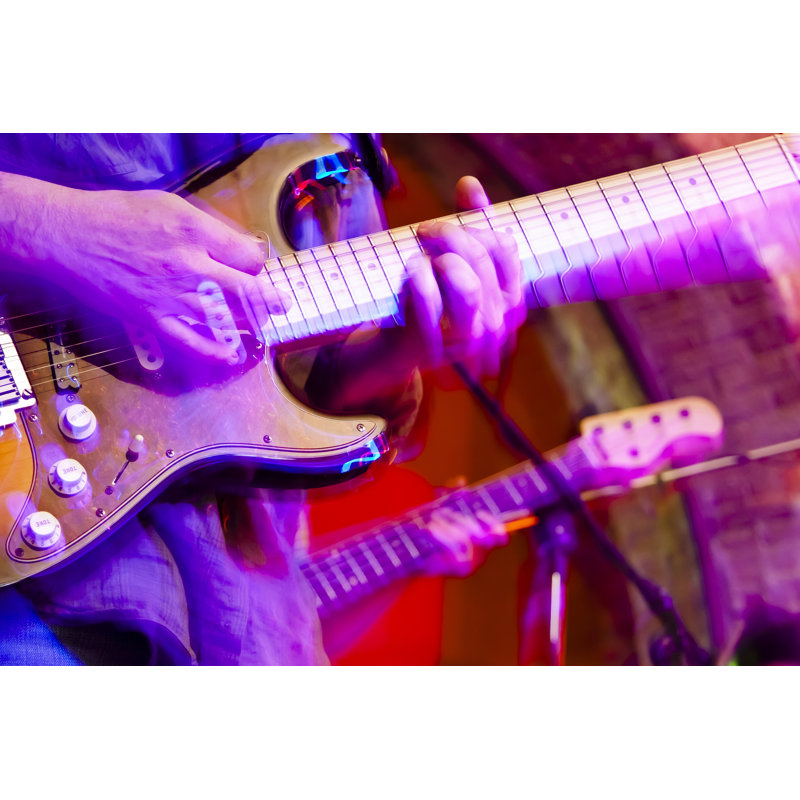 Play Guitars - Photographie sur toile tendue, H 8 po x l 12 po