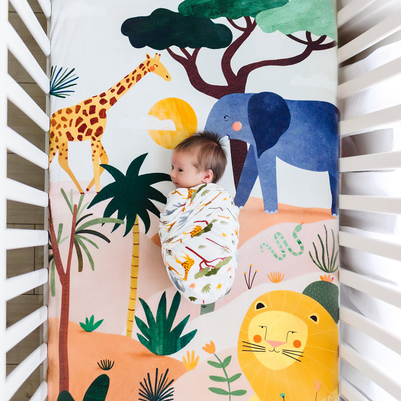 Couverture en rayonne de bambou In the Savanna