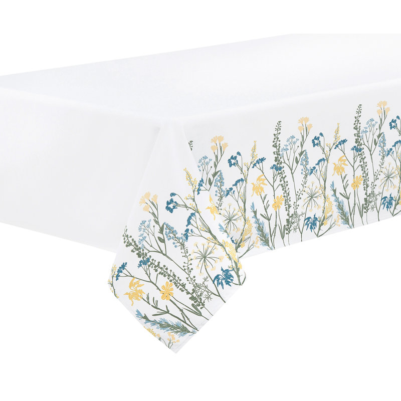 Lenox Wildflowers Border Tablecloth, 60" W x 120" L