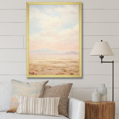 «Pastel Plains Of Tranquility I», reproduction sur toile