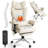 400LBS Reclining Office Chair Massage Heated Office Chair With Foot Rest – 6 Points Vibration Big And Tall With Lumbar Pillow, Adjustable Headrest And Armrest, Executive Desk Chair-1131915578