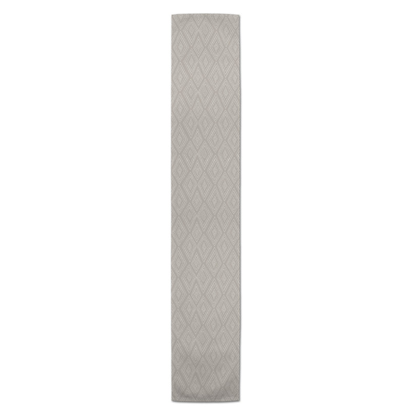 Chemin de table roughhexagon Askerby, 72 po x 16 po, Kaki, Diamon tribal Macclesfield