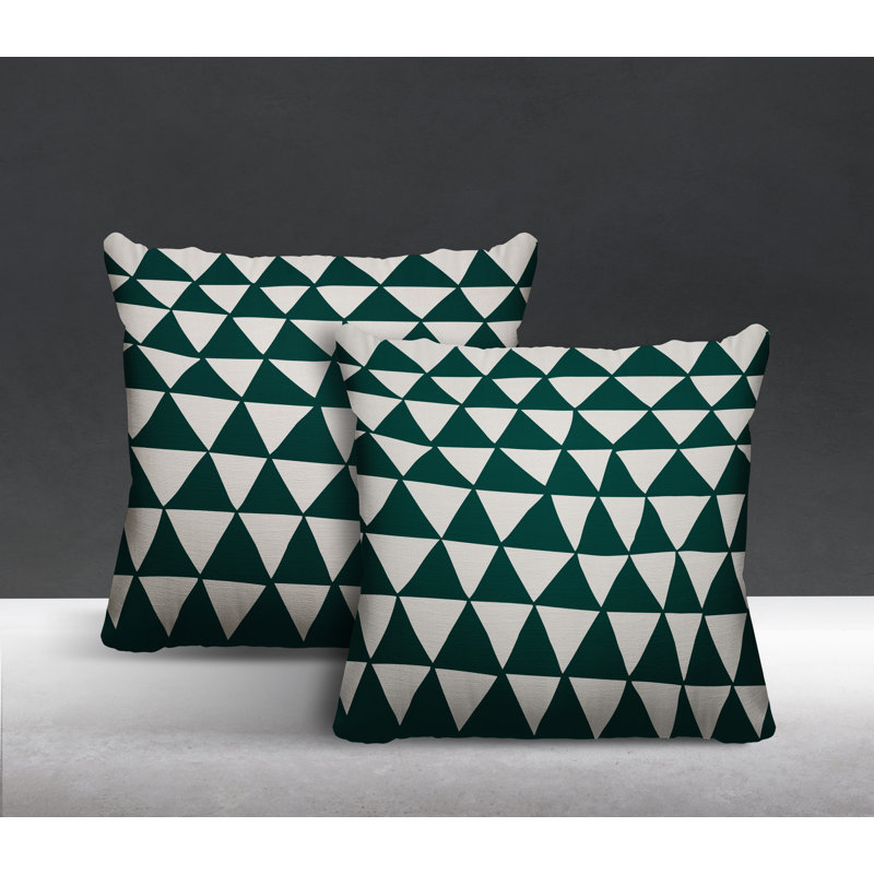  Coussin intérieur / extérieur, L 19 po x H 19 po, Émeraude