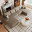 Canapé modulaire Cloud avec 1 repose-pieds (chameau)-1656882307