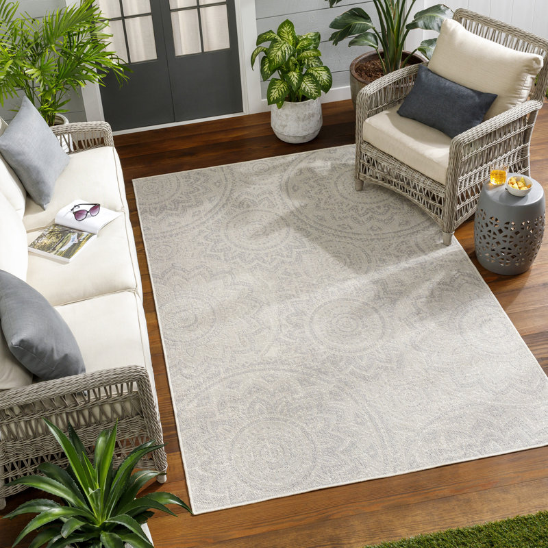 Ashfaq Area Indoor/Outdoor Rug, Rectangle 160 x 213cm