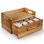 Porte-organisateur de sachets de thé en bois