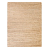 Heller  HAND KNOTTED SUMAK JUTE ECO-FRIENDLY SOLID AREA RUGS - Ivory Color | Contemporary Pattern | High Pile | Natural Fiber | Indoor/Outdoor