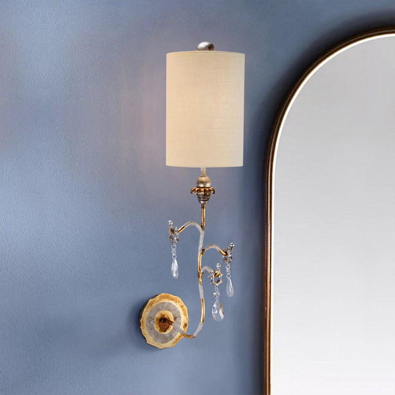Eidson Steel Armed Sconce, Gold
