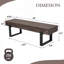 Banc de salle à manger, banc de table de cuisine d'intérieur de ferme