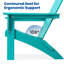 Chaises Adirondacks pliantes en PEHD Catelynn avec table (2 chaises et 1 table)-1902445011