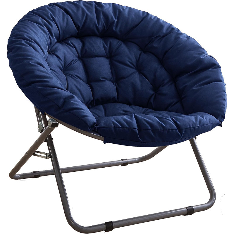 Upholstered Accent Chair, Navy