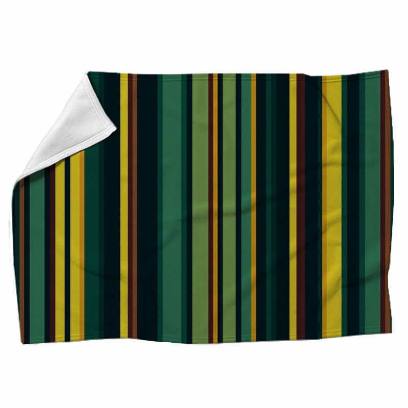 Machine Printed Throw Blanket, Throw