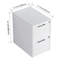 Armoire de salle de bain 12 po, 2 tiroirs à fermeture en douceur, montage flottant, blanc brillant (emballage KD)