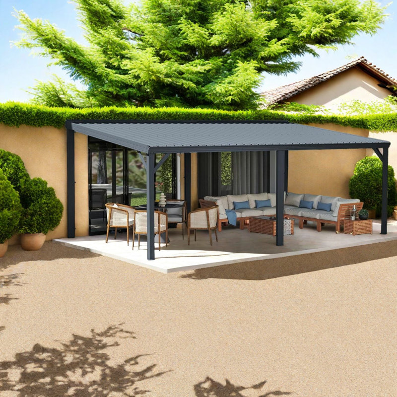 Spacious Canopies & Gazebos(must Include Frame) Steel Modern Patio Shelter