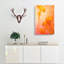 The Orange Jellyfish - Wrapped Canvas Painting-56664751