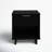 Granville 18" W Modern 1-Drawer Solid Wood Nightstand in Black-1538742969