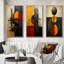 "Belge avec une abstraction géométrique I", 3 pièces sur toile-434225343-434225313