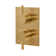 Cigno 15pbp2.l.s Progressive Pressure Balancing Mixer With 2 Way Diverter In Brushed Gold