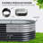 Galvanized Raised Garden Bed Planter Box, 7.9 x 2 x 1ft, Black-172238309-172238316