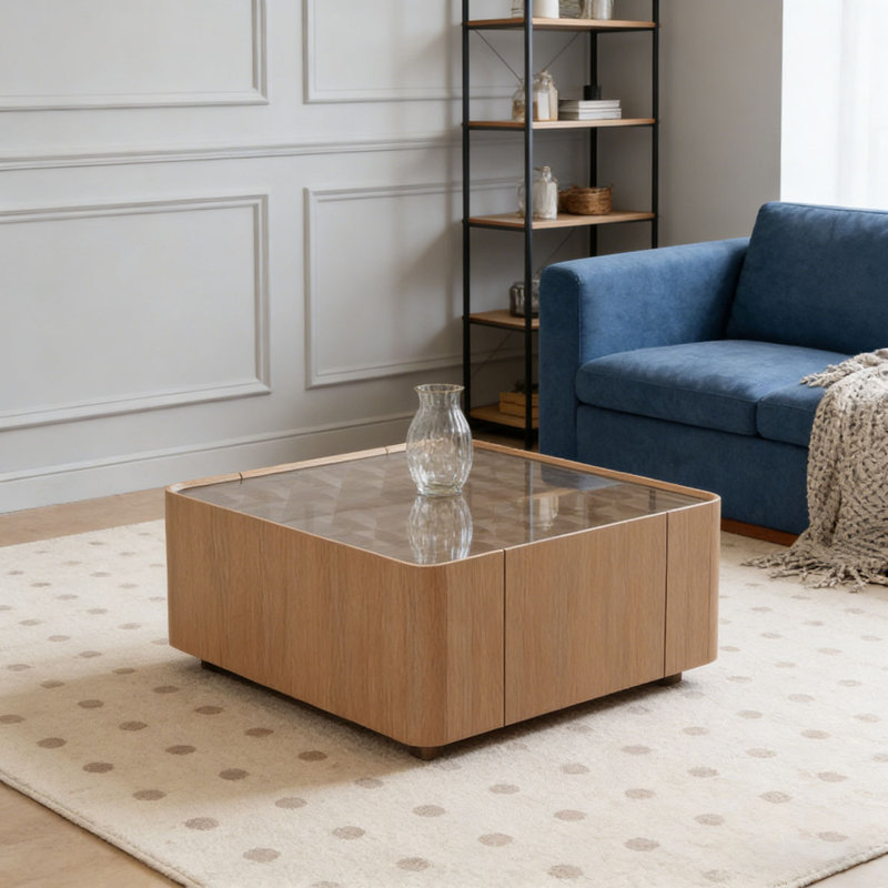 Table basse Modern, 31,5 po - Carré