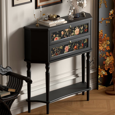 Retro Multifunctional Console Table