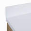 Meuble-lavabo de salle de bain autoportant 60 po entièrement assemblé en bois massif avec plateau blanc d'ingénierie entièrement assemblé