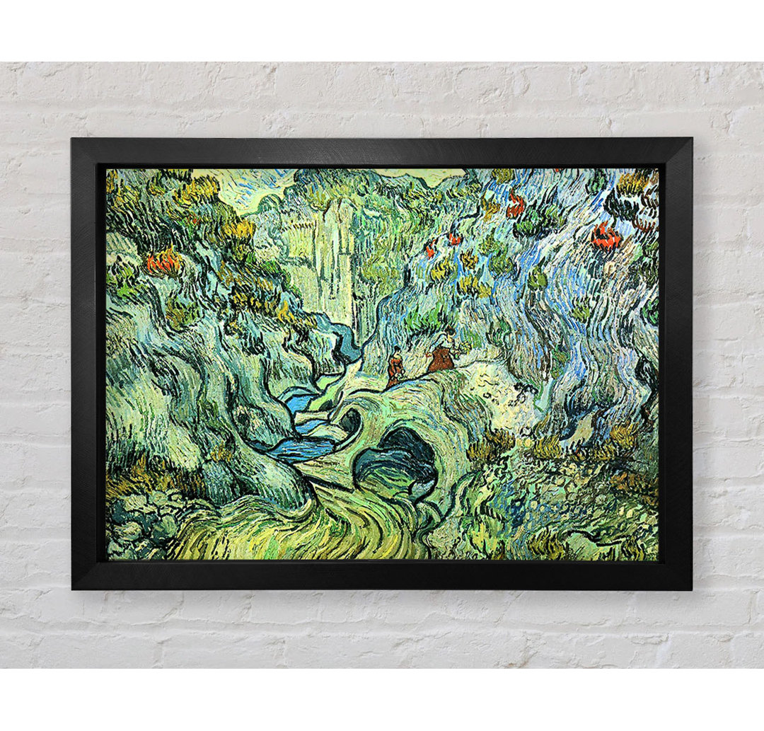 Van Gogh Die Schlucht von Vincent Van Gogh - Einzelne Bilderrahmen Kunstdrucke