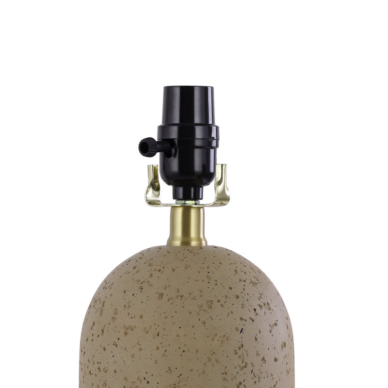 Kurtina 26.77" H Ceramic Table Lamp, Soil