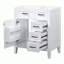 Meuble-lavabo de salle de bain sans lavabo, base d'armoire seulement-109542646