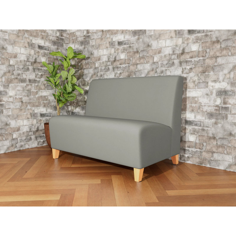 Causeuse sans accoudoirs Ravenna, Bois naturel, Patriot Plus