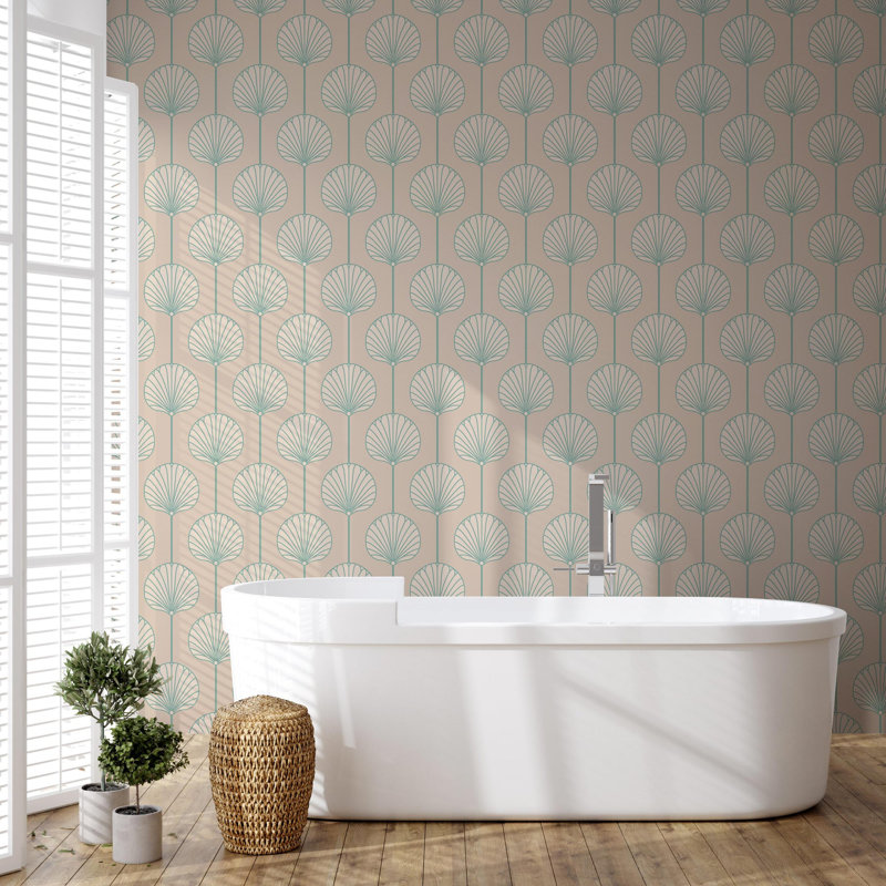 Deco Lily Large - Wallpaper, Self-adhesive, Pink