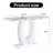 Modern Simple Glossy Rectangular Counter Bar Table