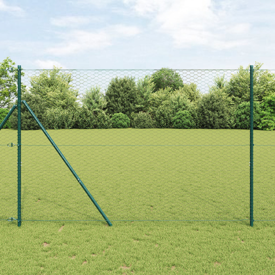 Vidaxl Hexagon Fence Steel