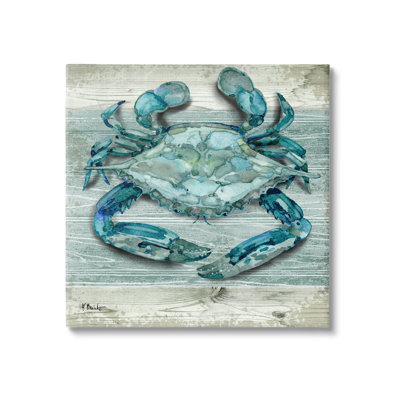 «Northpoint Sealife Rustic Crab» par Paul Brent - peinture sur toile tendue