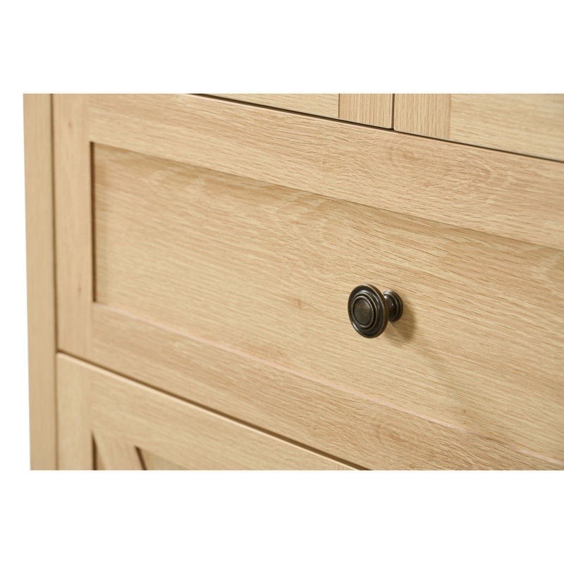 Armoire en dôme, faite de matériaux de haute qualité et de fabrication ancienne, avec un grand espace de rangement, Naturel