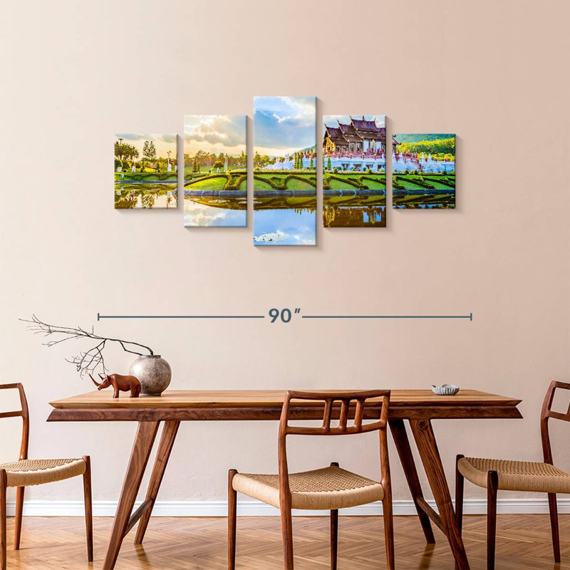 Rajapruek Royal Park, 36" H x 80" W