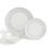 Gio Platinum 12-Piece Dinnerware Set, Service for 4