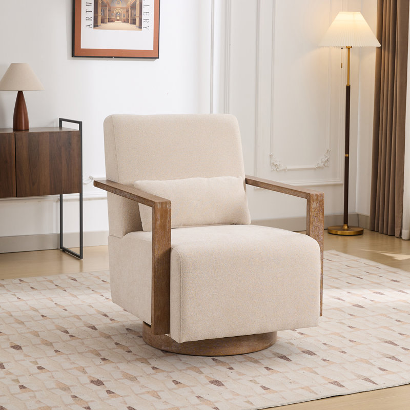Fauteuil Ahmid, Polyester beige